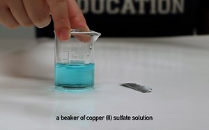 Displacement Reaction of Metals Zinc in Copper Sulfate (10.2 Reactivity series)