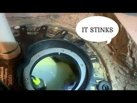 Inspecting & Cleaning Liberty Simplex Grinder Sewer Ejector Pit & Pump