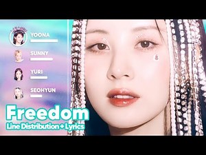 Girls' Generation - Freedom (Line Distribution + Lyrics Karaoke) PATREON REQUESTED
