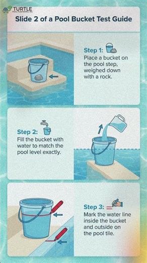 Pool Losing Water? Do This 60-Second Bucket Test First