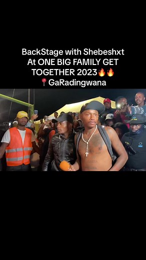 Backstage with Shebeshxt at One Big Family Get Together