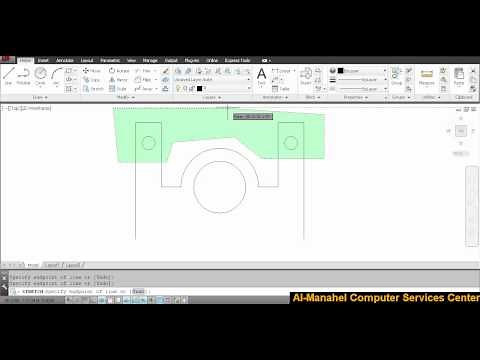Stretch command with Crossing Polygon in AutoCAD -- in English