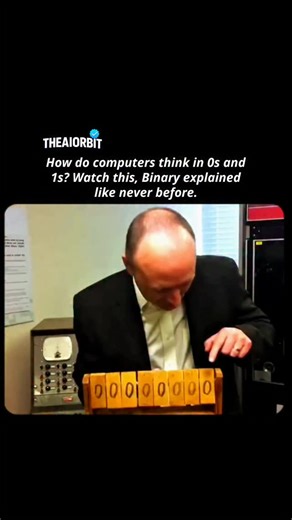 Artificial Intelligence | AI | Tech-News on Instagram: "Ever wondered how computers understand 0s and 1s? 🤔 This clever visual demo breaks down binary numbers in the simplest way possible, watch how each flip turns into real values and shows how digital logic truly works. From bits and bytes to machine understanding, this is how technology thinks behind the screen. Binary isn’t complicated when you see it like this! 👇 If you love learning how AI, code, and computers actually work, follow @thea