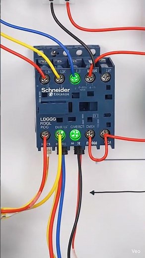 👉 3 Phase Motor Starter Wiring with Emergency Stop | Complete Schneider Setup Explained ⚡