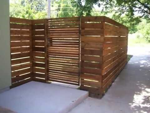 Diy Wood Pallet Privacy Fence Ideas | Diy Pallet Wood Privacy Fence Ideas