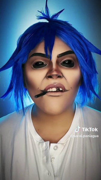 Gorillaz Inspired Makeup Tutorial ft. 2D | Maquillaje y Sensations