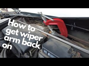 wiper arm not moving. How to fix Windshield Wiper Linkage. Loose wiper Linkage.