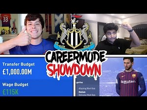1 BILLION DOLLARS TRANSFER BUDGET!! FIFA 19 Career Mode Showdown VS Bfordlancer48!! (Newcastle)