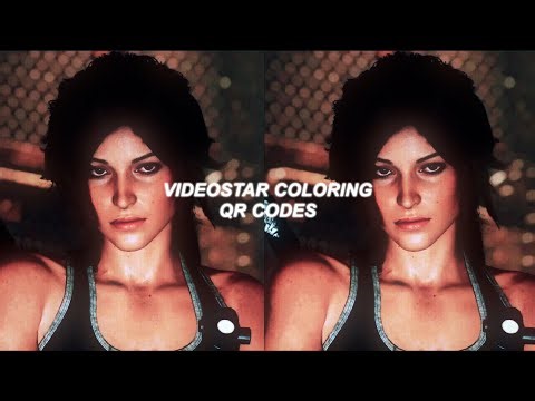 VIDEOSTAR COLORING QR CODES!