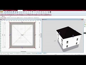 Dach zeichnen, Satteldach, Pultdach Immocado