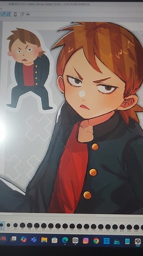 いらすとやチャレンジ2回目！ #おすすめにのりたい #バズれ #illustration #fyp #イラスト #clipstudiopaint #いらすとや #いらすとやチャレンジ