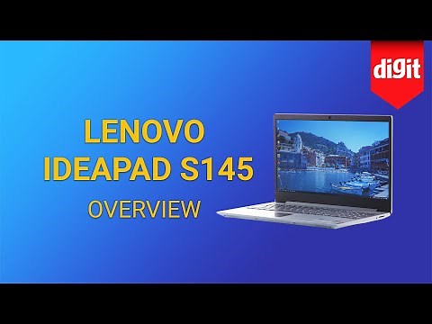 Lenovo IdeaPad S145 Laptop Overview