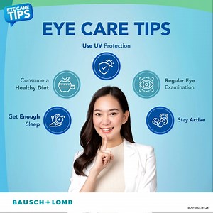 The key to healthy eyes is practicing good habits. Follow these essential tips to keep your vision sharp and eyes healthy. 👓 #eyecaretips #eyehealth #BauschandLombMY | Bausch Lomb Malaysia