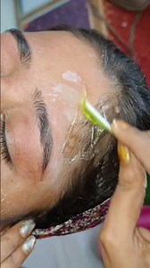 Upper Lip Threading & Forehead Waxing Step by Step | Easy Facial Hair Removal ✨ #facialmakeup
