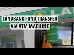 LandBank Fund Transfer Via ATM Machine FREE | How to transfer fund via ATM machine?