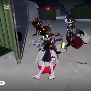 POV: Uzi explodes Cyn with a explosive barrel #meme #murderdrones #murderdronesmeme