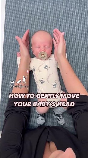 How To Safely Move Your Baby's Head #DeveloBaby #shorts