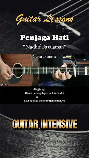 Penjaga Hati - Nadhif Basalamah | Tutorial Chord Gitar Mudah dan Lirik #chordgitar