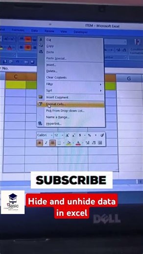 Part- 56।। Magic Trick Hide & Unhide data in Excel