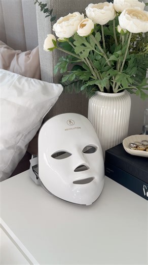Revolution Makeup on Instagram: "Shhh… let’s unbox the glow ✨ Tap, peel, click, glow 💡 The Revolution LED Face Mask is here – and it sounds as good as it looks😍 #ledfacemask #revolutionbeauty #crueltyfree"