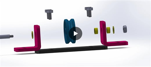 #solidworkstutorial #cadlearning #pulleyassembly #engineeringstudent #mechanicaldesign #3dassembly #solidworkspractice #mechshala #cadskills | Dheeraj Kumar