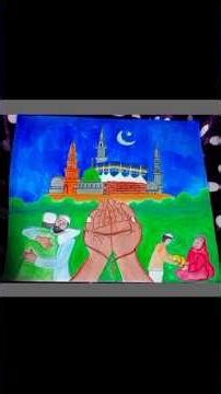 Eid mubarak special drawing x 2026 #shorts #eid #2026 #art #viral #trending