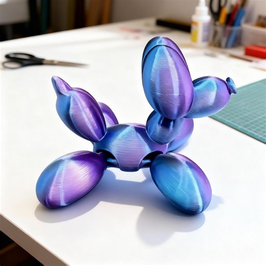 Articulated Balloon Dog STL | Articulated Toy | File for 3d Printing - Etsy