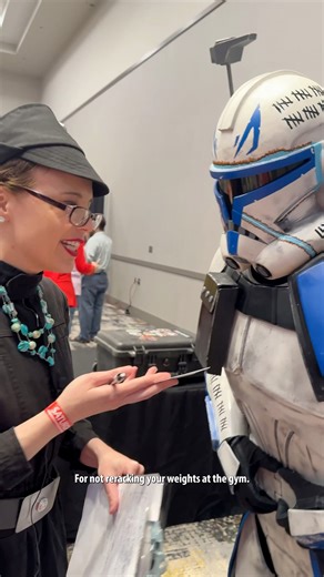 Imperial HR straightens up the Huntsville Comic & Pop Culture Expo Shoutout to all of the talented cosplayers for goofing off with me, and Kathy and Michel for helping film and co-write some of these jokes! #starwars | Dolores - Imperial HR