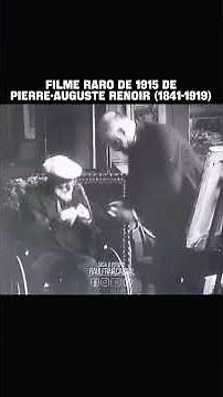 Footage of French painter Pierre-Auguste Renoir #viral #history #history #art #shot #arts