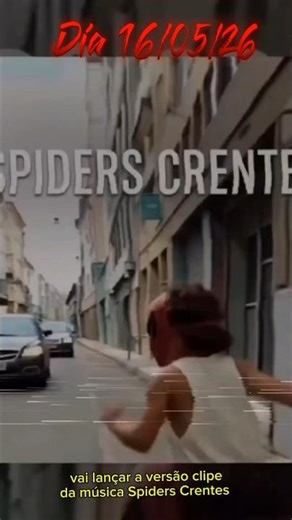 Dia 16/05/26 🔥 Spiders Crentes na versão clipe! 🕷️🎹