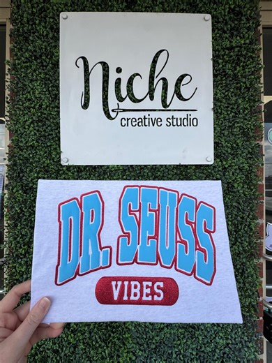 Dr. Seuss Vibes 3D Puff Shirt, Varsity School Puff Lettering Sweatshirt - Etsy