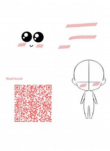 Qr code blush brush - ibisPaint