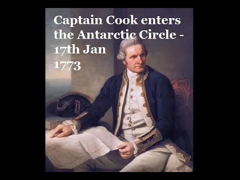 Captain Cook enters the Antarctic Circle - 17th Jan 1773