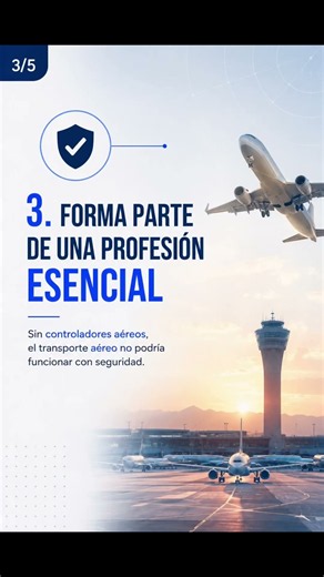 5 razones para ser controlador aéreo ✈️ | ¿Es la profesión para ti?#ControladorAéreo #ATC #Aviación
