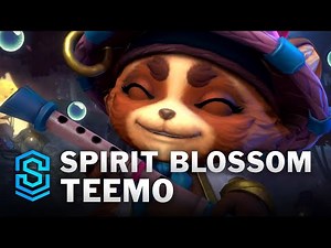 Spirit Blossom Teemo Wild Rift Skin Spotlight