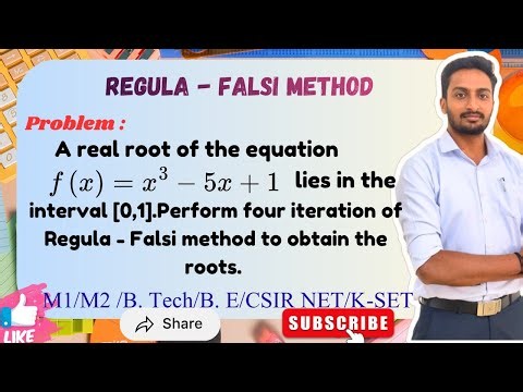 Regula – Falsi Method | x³ – 5x + 1 = 0 | 4 Iterations | VTU Engineering Maths | M1/M2 VTU EXAM