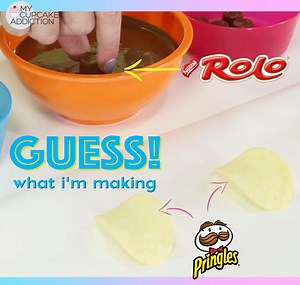 PRINGLES ROLO = ??? It can be worn, tossed, hung and evidently, stuck on top of a cupcake! Sweet Celebrations Cookbook: Ganache Recipe: | My Cupcake Addiction
