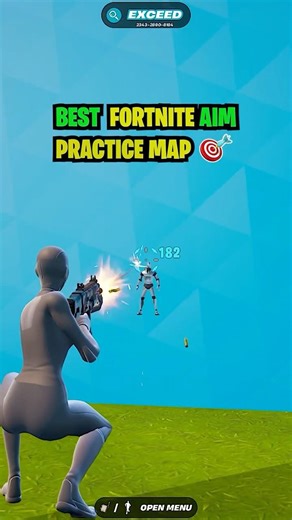 Best Fortnite AIM PRACTICE Map🎯