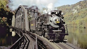 Nickel Plate Road steam locomotive no. 765 made history by running the storied New River Train trips almost continuously for several years in the late 1980s and early 1990s. While the trips haven't been steam-powered since 1994, we're partnering with Kentucky Steam Heritage Corp. to bring an exciting passenger rail experience to the New River Gorge with this year's Autumn Colors Express. Tickets are on sale now at http://www.autumncolorexpresswv.com. Buy your tickets to support this important tr