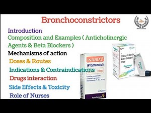 Bronchoconstrictors - Composition, Action, Doses, Indications, contraindications, Side effects etc.