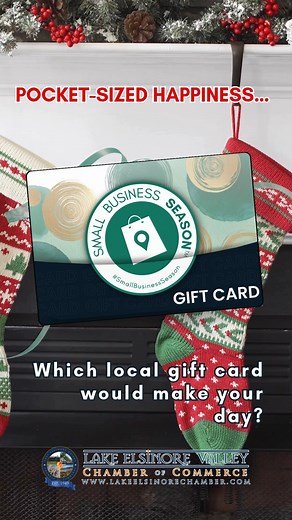 #SmallBusinessSeason #SBS #SupportLocal #ShopLocal #DineLocal #HireLocal #LakeElsinoreChamber | Lake Elsinore Valley Chamber of Commerce