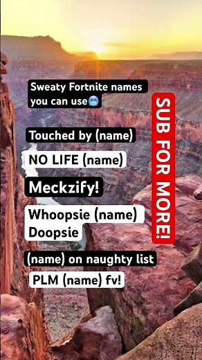 Sweaty names you can use 🥶