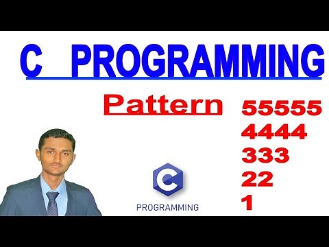 How to print 5555,4444,333,22,1 pattern in c ||#AbhiRaj Tricks#||