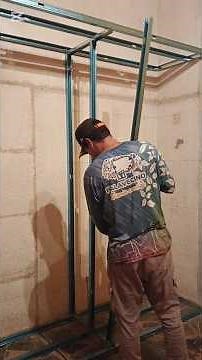 How to install a closet with drywall 👷 Part 1 🔥