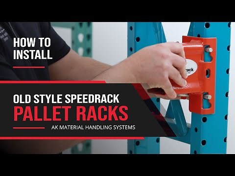 How to Install Old Style Speedrack Pallet Racks