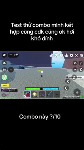 Test Combo Blox Fruits Chưa Nâng Kiếm