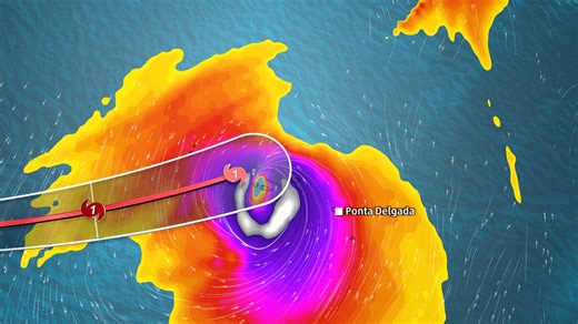 Hurrikan Gabrielle erreicht die Azoren