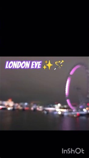 🌃 London Eye Night Views – Stunning London Skyline at Night✨💫✨