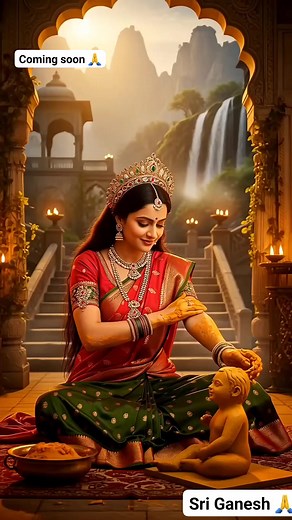 Once, Mata Parvati wished to take a bath in privacy. She instructed her attendants not to let anyone inside, but she still felt unsafe because Lord Shiva, her consort, could enter anytime without permission. So, from the sandalwood paste and turmeric paste (ubtan) that she used on her body, she shaped a boy and infused life into him with her divine powers. This boy was Ganesha. Parvati lovingly accepted him as her son and instructed him: “Stand guard outside and do not let anyone in until I fini