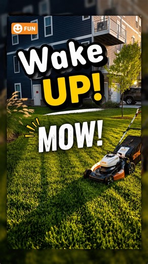 Nothing Beats an Early Morning Mow #lawn